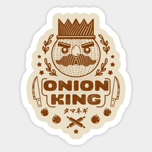 Onion King Sticker